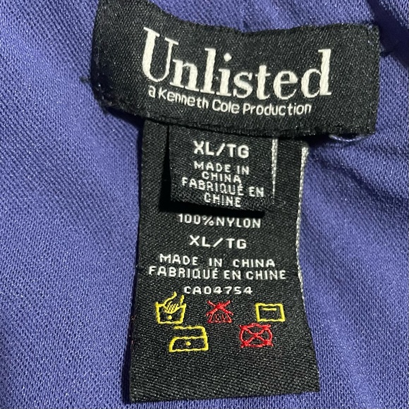 Unlisted A Kenneth Cole Production Purple Blouse with Ruched Sides - Picture 7 of 8